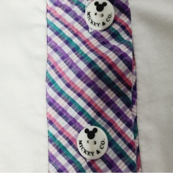 Vintage 90s Mickey & Co Sporty Mickey Mouse Romper Pajamas - Picture 6 of 16